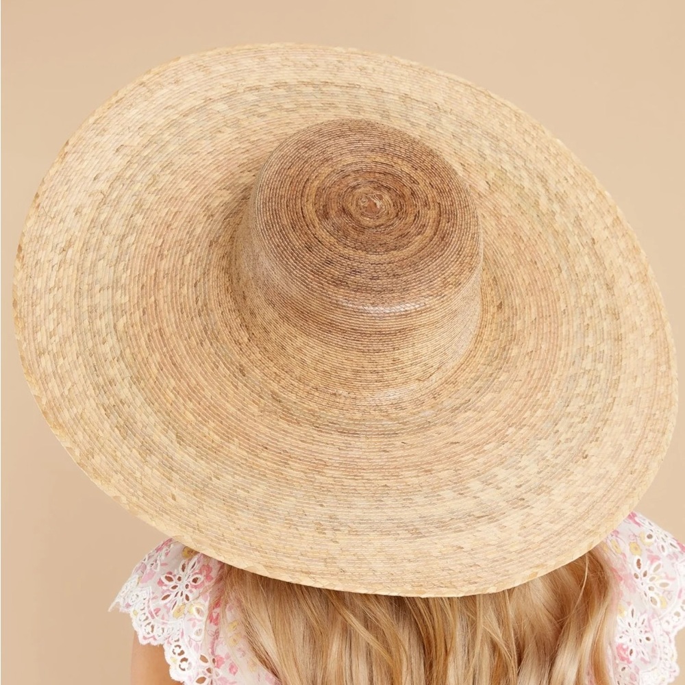 Lack of Color Ultra wide Palma boater hat - Natural L/XL Sold out online!